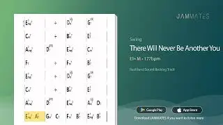 [JAZZ STANDARD] There Will Never Be Another You (Eb, M, 177bpm, Swing) I Jazz Backing Track
