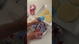 Easy Star Cookies #shorts #starcookies #easycookies #memorialday2023 #4thofjuly #4thofjulytreats