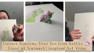 Unicorn Academy Blind Box from Netflix 🦄 | Found at Walmart | Inspired Art Video ⏱️ Time: 7:04