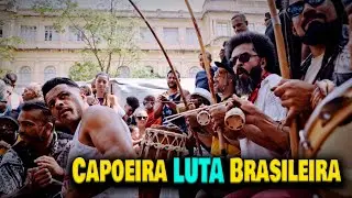 #CapoeiraLuta Roda de Capoeira na Praça da República 22 d Setembro 2024 São Paulo #cultura #capoeira