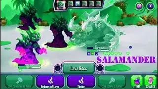 Monster Legends - Epic Salamander level 120 combat review : Good Skill