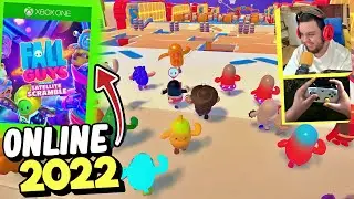 Jogando FALL GUYS Temporada 2 no XBOX ONE S em 2022! (GamePlay Multiplayer Teste)