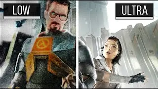 [4K] Half-Life 2 &ndash; PC Low vs. Ultra Graphics Comparison