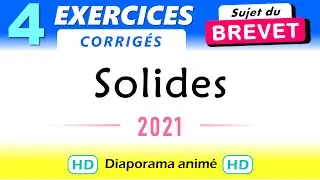 Brevet Maths exercices Solides 2021