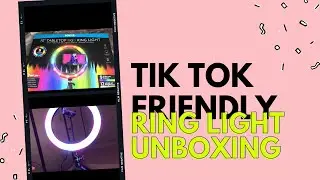 RBG Bower LED Ring light Unboxing | Walmart finds