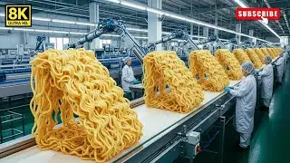Inside the World&rsquo;s Largest Instant Noodle Factory | From Wheat Fields to Noodle Blocks Full Process