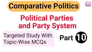 MCQs on Political Parties and Party systems in Comparative Politics