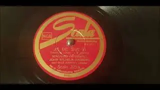 John Wilhelm Hagberg - Ja Det Ska Vi - 1937 Schlager - Scala 225