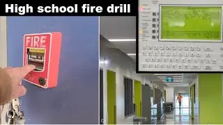 High school fire drill, The last time you see my school's system like this! Drill #3