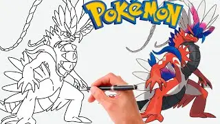 Cómo dibujar KORAIDON POKEMON #1007 | Generación 9