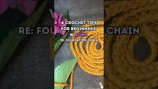 🧶🖐🏽stop losing count of your stitches | foundation chain crochet tips for beginners with adhd ✏️