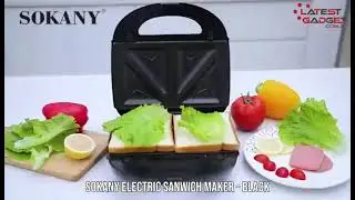 Sokany Electric Sandwich Maker - Black