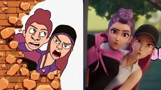 Soda - Pop | KPop Demon Hunters | Funny Drawing Meme | Funny Art Video | Sony Animation Part 2 🤣