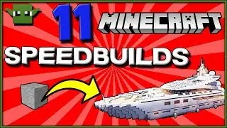 11 Minecraft Epic Timelapse Speedbuilds by andyisyoda