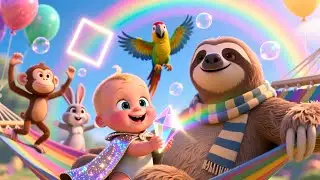 Sloth Camps on Balloon Hill | Fun Kids Song for Toddlers | Playful Adventure Rhyme
