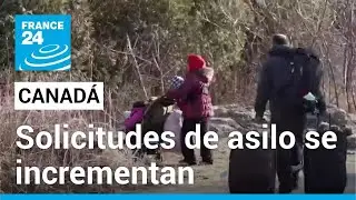 Aumentan solicitudes de asilo en Canad&aacute; pese a limitaci&oacute;n de la pol&iacute;tica migratoria &bull; FRANCE 24