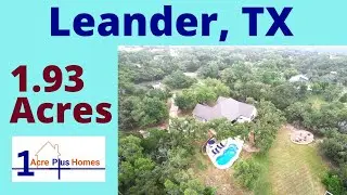 Leander TX Acreage Home With Pool