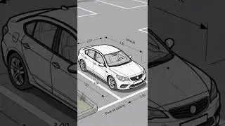 🚘dimensions utiles parking#voiture#car #luxury #garage #architecture #dimention #plants #dessiner