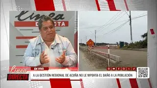 “Si anularon contrato de la carretera a Huanchaco, que tengan también la solución”: Eduardo Acevedo