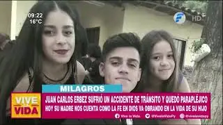 La madre de Juan Carlos cuenta como la fe en Dios va obrando en la vida de su hijo | Milagros VLV