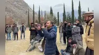 KIU Faculty  Protest at Karakuram International University Gilgit Baltistan Pakistan