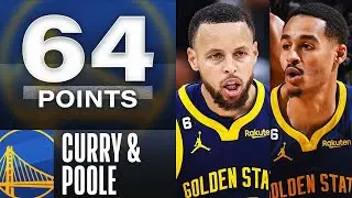 Steph Curry (34 PTS) & Jordan Poole (30 PTS) Combine For 64 Points In Warriors W! | April 4, 2023