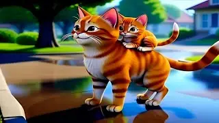 &ldquo;Mother Cat&rsquo;s Pure Love ❤️ Heart-Melting Care for Her Tiny Kitten 🐾✨&rdquo;Mother Cat caring 