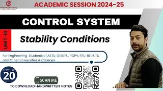 CS20: Stability conditions | BIBO (Bounded Input Bounded Output) | Linear input and output