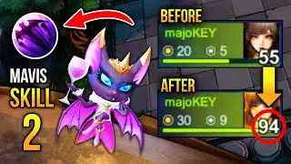 Mavis skill 2 healed 39 HP | Magic Chess - Mobile Legends: Bang Bang