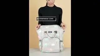 PackNBuy Baby Diaper Bag for Mother Dad Travel Backpack Diaper Bag  (Light Grey)