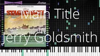 🎹 [Piano Solo]Main Title, Jerry Goldsmith-Synthesia Piano Tutorial