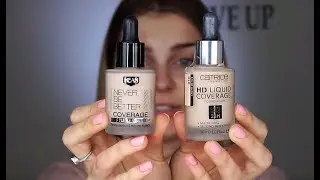 BITWA PODKŁAD&Oacute;W ! Catrice HD VS  HEAN Coverage | TEST