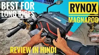 RYNOX MAGNAPOD TANK BAG Detailed Review 📌 How to Mount RYNOX MAGNAPOD on any Bike‼️#rynox #duke250