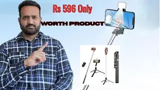 Kratos K9 Selfie Stick Tripod Unboxing + Honest Review (Bluetooth + 67 Inch)