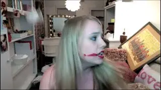 INSANE EARTHQUAKE MID MAKEUP TUTORIAL!!! LIPSTICK SMEAR!💄😂