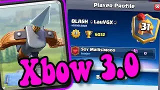 X-Bow 3.0 Cycle deck  👈 Best Xbow  deck in clash Royale