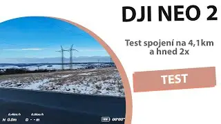 DJI NEO 2 spojen&iacute; na 4,1km (zaru&scaron;en&aacute; oblast)