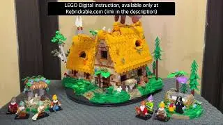 LEGO Snow White Cottage (BASE & CLOSE BACK UPGRADE) by Metz (only at rebrickable.com)