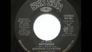 Superior Elevation - (It Was) September - Black Satin Records 1981