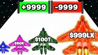 Реактивный самолет 999,999,999 уровня против самолета 1 уровня! Эволюция самолетов