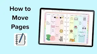 How to move pages | Penly app tutorial