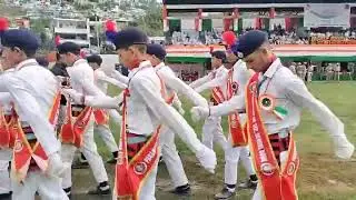 Independence day prade visuals from Sports Stadium Doda 2025.