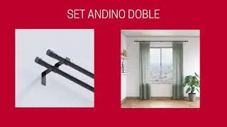 Barras de metal para cortinas