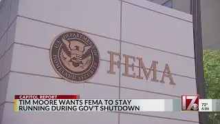 NC Rep. Tim Moore wants FEMA to stay running during government shutdown