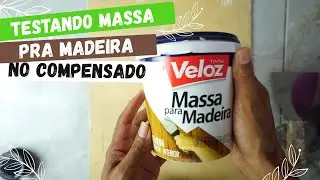 WOOD MIXING PASTE ON PLYWOOD
