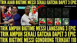 TRIK AMPUH ANIMASI HITAM DAPATKAN BIGTIME MESSI G0NDR0NG 11O SEKALI GATCHA LANGSUNG DAPATKAN 3 EPIC!