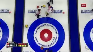 Curling EM Männer: Schweiz vs Tschechien - Rond Robin