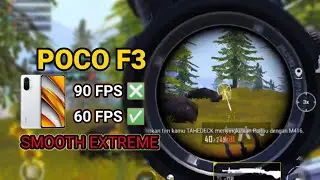 POCO F3 😍 LIVIK 60 FPS SMOOTH EXTREME - PUBG MOBILE