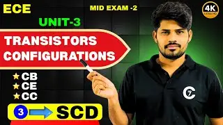 Transistors Configurations | CB , CE , CC | Input & Output Characteristics | Day 3 | Semiconductor |