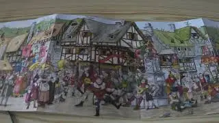 My Completed Coloring Book | Medieval Town - Pictura